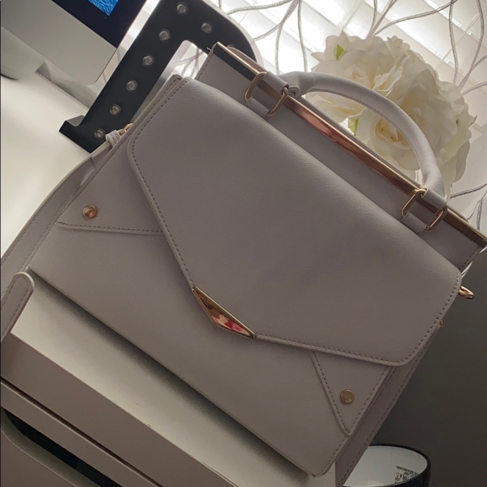 Miztique Vegan Leather Grey handbag